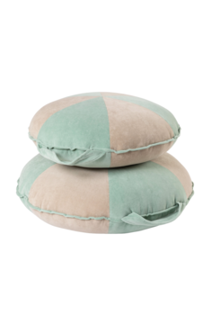 Zitzak Rond Cookie in de kleur Jade-Beige